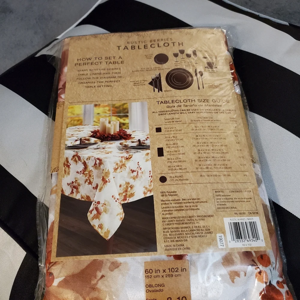 Autumn tablecloth - Picture 2 of 3